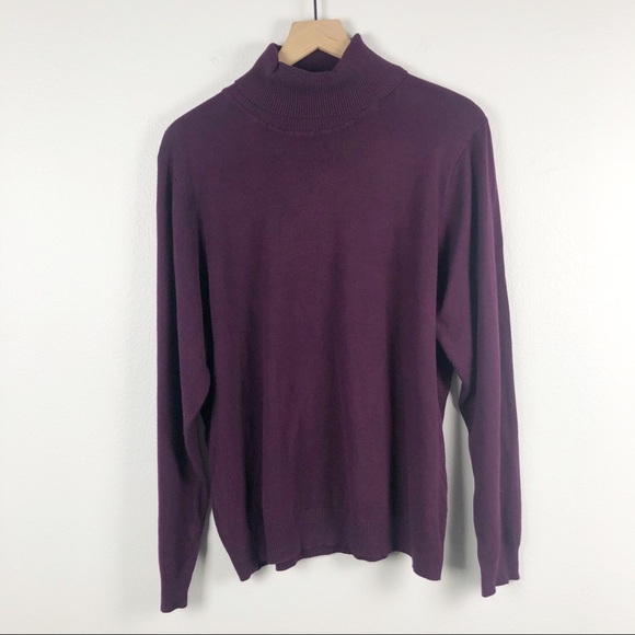Andrew Marc Sweaters - Andrew Marc plum purple turtleneck sweater xxl